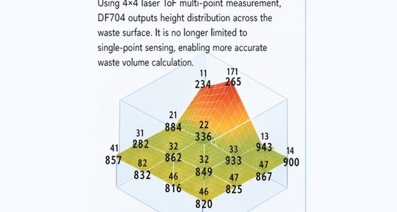 DF704 laser ToF multi-point surface profile detection