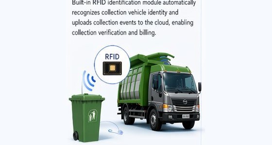 DF704 125kHz RFID vehicle identification and collection verification